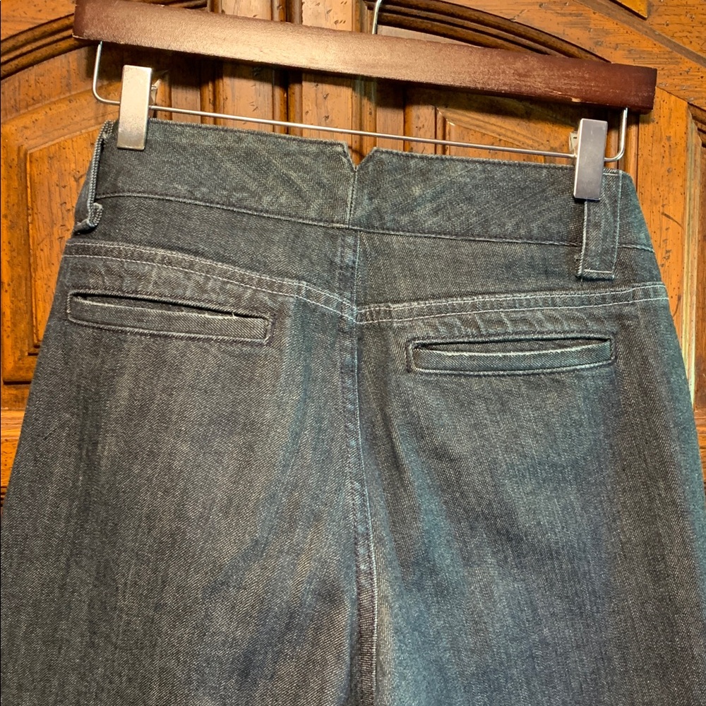 GAP Long And Lean Wide leg Dress Jeans Size 6 - Picture 6 of 7